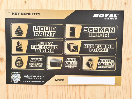 New 2026 Royal 6-12-1.5V Enclosed 3K GVWR