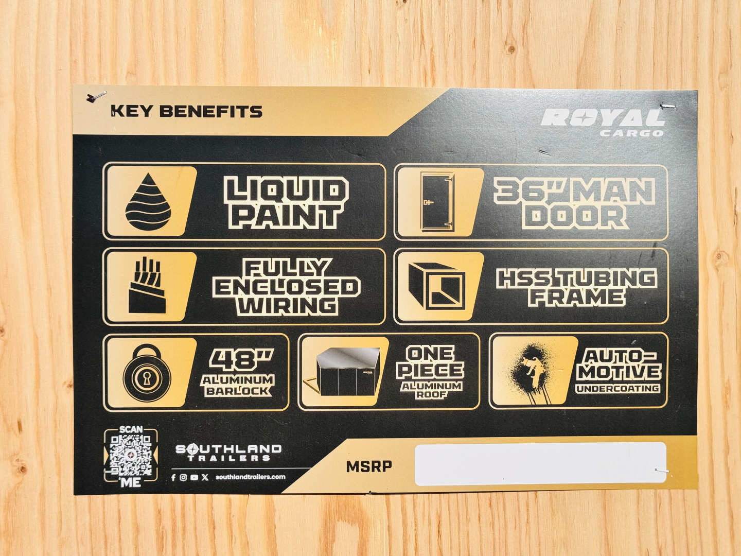 New 2026 Royal 6-12-1.5V Enclosed 3K GVWR