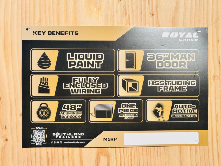 New 2026 Royal 6-12-1.5V Enclosed 3K GVWR