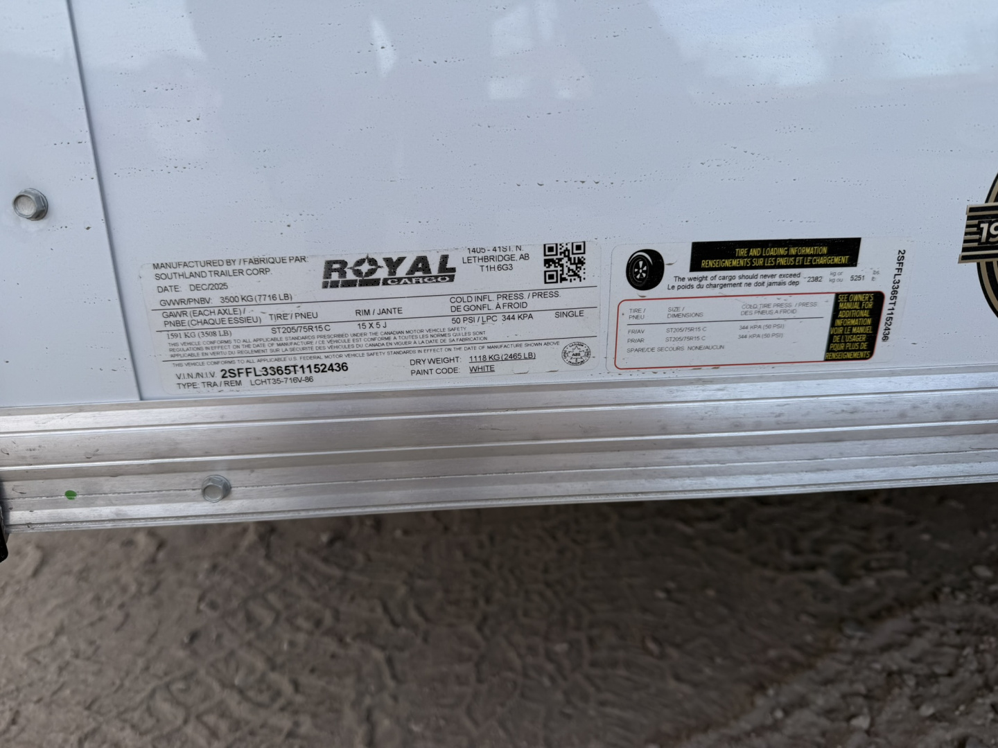 New 2026 Royal 7-14-1.5V Enclosed