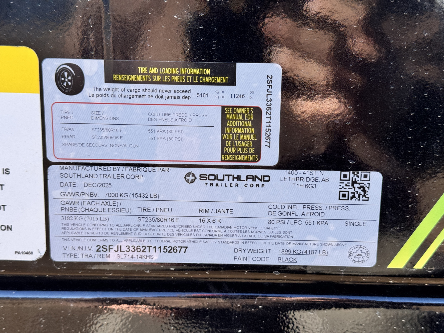 New 2026 Southland Trailers 7-14-4H Dump 7K Axles