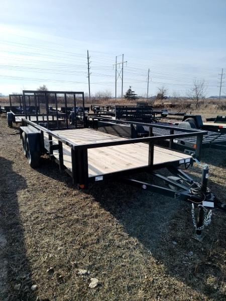 New 2022 Quality Steel and Aluminum 8216AN7K Utility Trailer