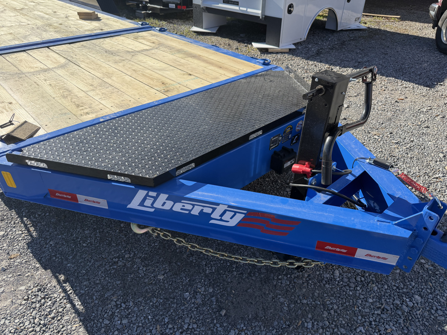 New 2026 Liberty LT Tilt Trailer 22’ FORK HOLDERS & TOOL BOX 8K AXLES 17.5K G.V.W.R.
