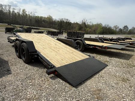 New 2026 Liberty LT Tilt Trailer 22’ FORK HOLDERS & TOOL BOX 8K AXLES 17.5K G.V.W.R.