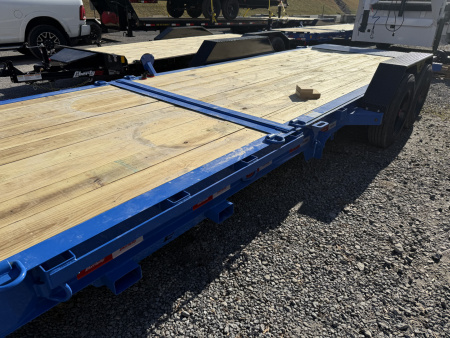New 2026 Liberty LT Tilt Trailer 22’ FORK HOLDERS & TOOL BOX 8K AXLES 17.5K G.V.W.R.
