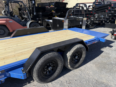 New 2026 Liberty LT Tilt Trailer 22’ FORK HOLDERS & TOOL BOX 8K AXLES 17.5K G.V.W.R.