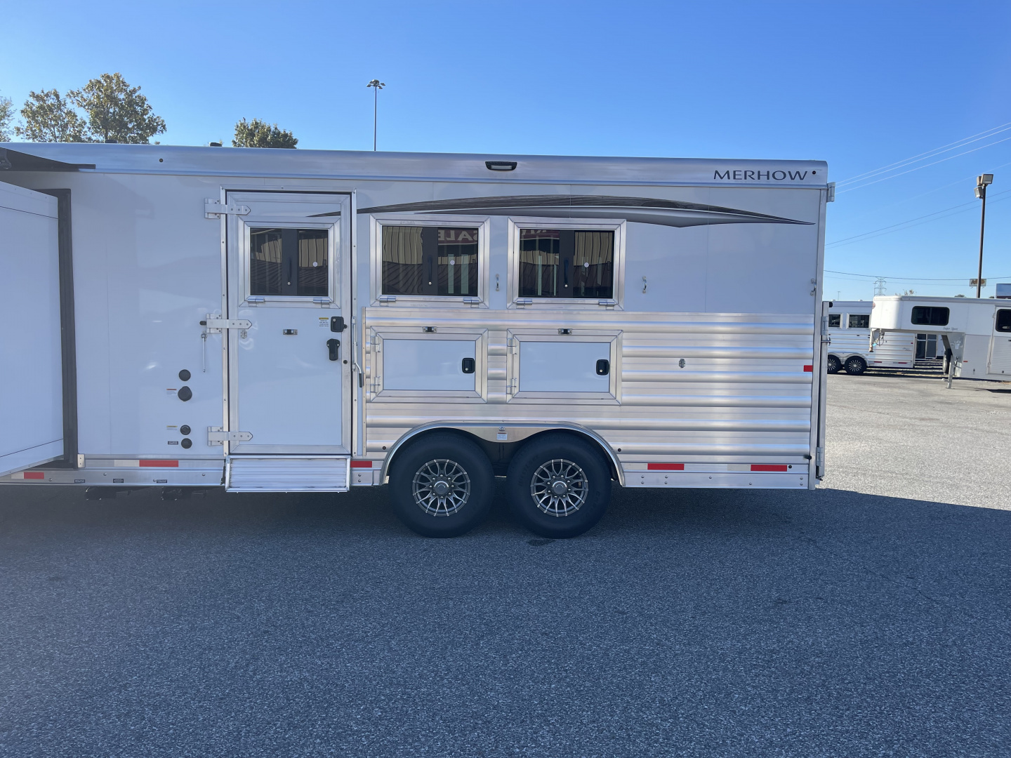 Used 2025 Merhow Trailers 8316-A RWS Horse Trailer