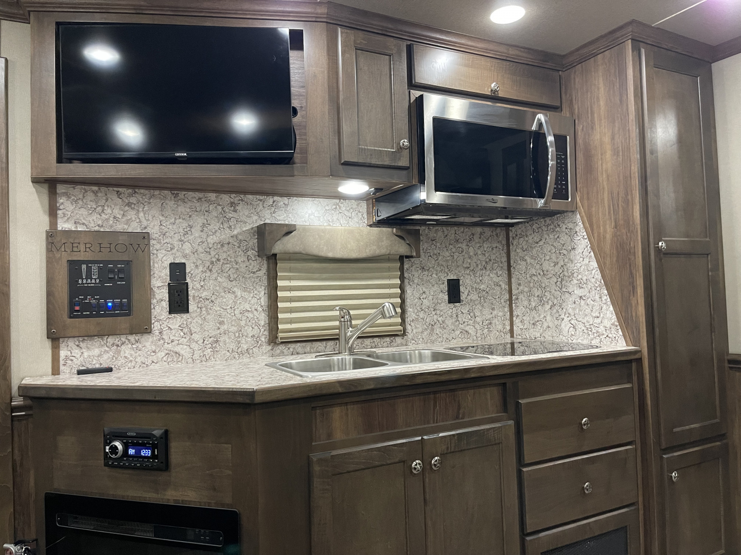 Used 2025 Merhow Trailers 8316-A RWS Horse Trailer