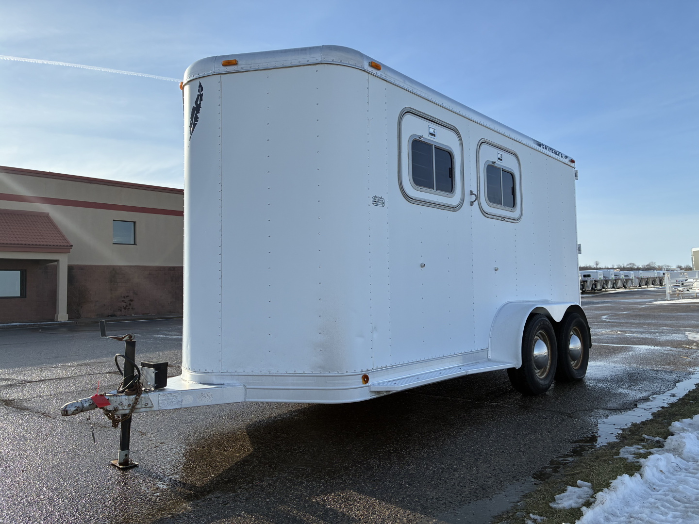 Used 1996 Featherlite 2 Horse Bumper Pull Horse Trailer