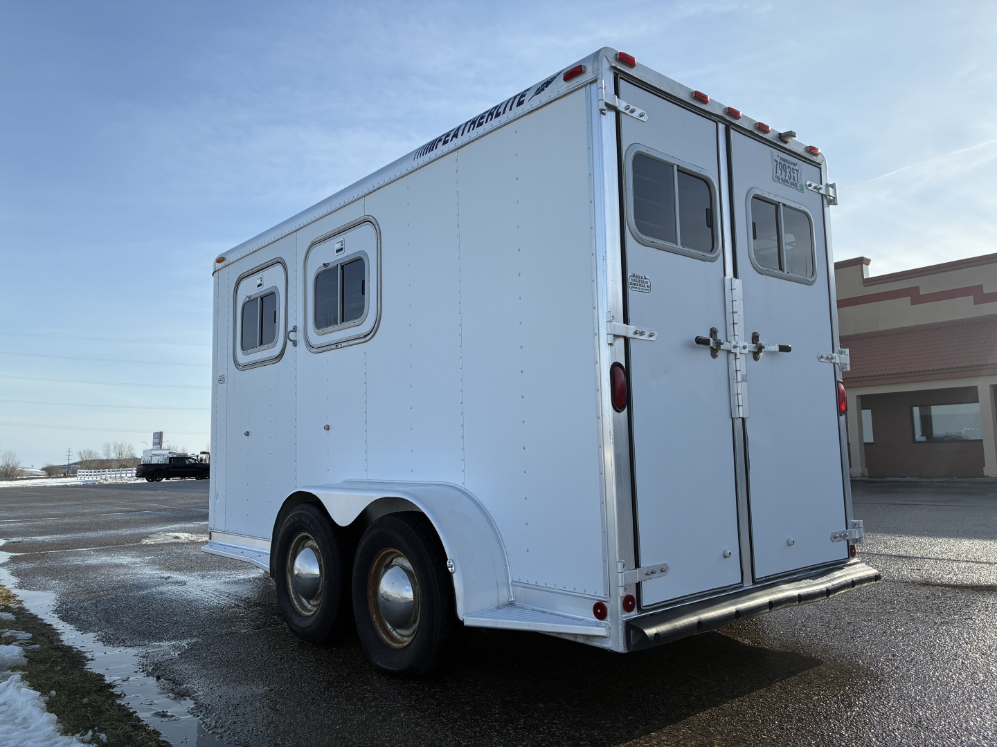 Used 1996 Featherlite 2 Horse Bumper Pull Horse Trailer