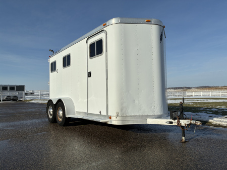 Used 1996 Featherlite 2 Horse Bumper Pull Horse Trailer