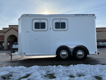 Used 1996 Featherlite 2 Horse Bumper Pull Horse Trailer