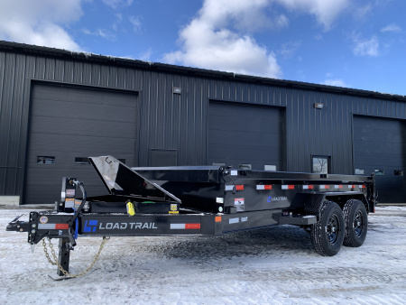 New 2026 LOAD TRAIL 7x14-DE Dump Trailer/ I BEAM Frame / Tarp kit & Ramps/ Spreader Gate- 14,000gvw