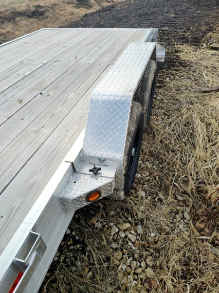 New 2024 Quality Steel and Aluminum 8324ALEH10K Car Hauler Aluminum