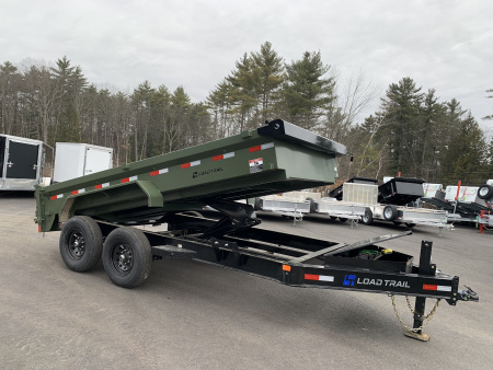 New 2026 LOAD TRAIL 7x14-DE Dump Trailer/ I BEAM Frame / Tarp kit & Ramps/ Spreader Gate- 14,000gvw