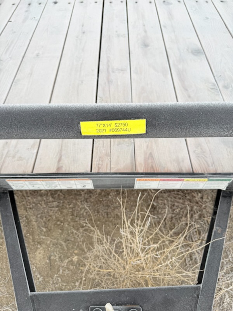 Used 2021 Big Tex Trailers 14' 35SA Utility Trailer