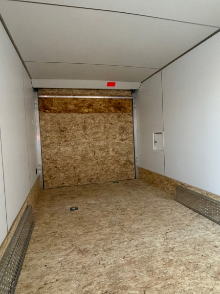 New 2026 7.5 x 23 All Aluminum Enclosed 3 Place Lightning Snowmobile Trailer with 7ft interior