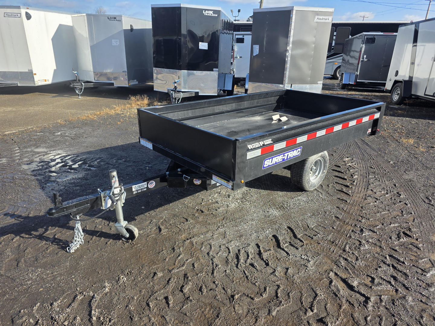 New 2026 Sure-Trac 4.5X8 HOME OWNER - RAMPS Dump Trailer