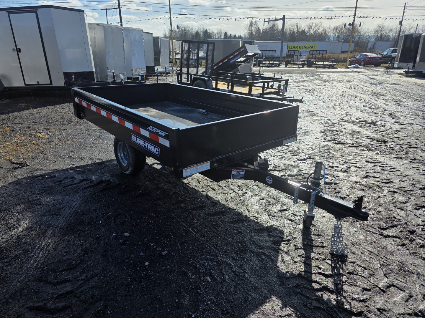 New 2026 Sure-Trac 4.5X8 HOME OWNER - RAMPS Dump Trailer