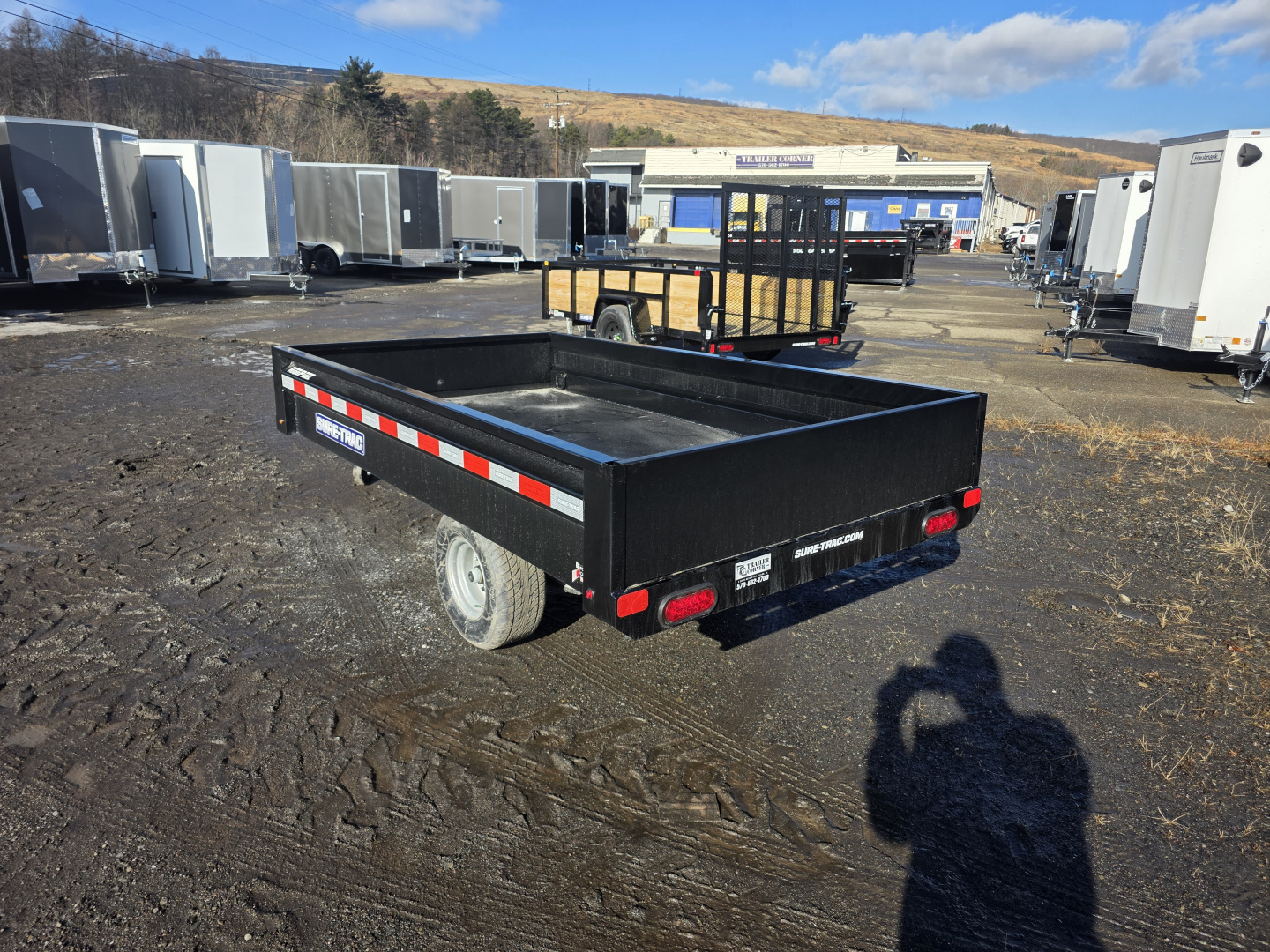 New 2026 Sure-Trac 4.5X8 HOME OWNER - RAMPS Dump Trailer