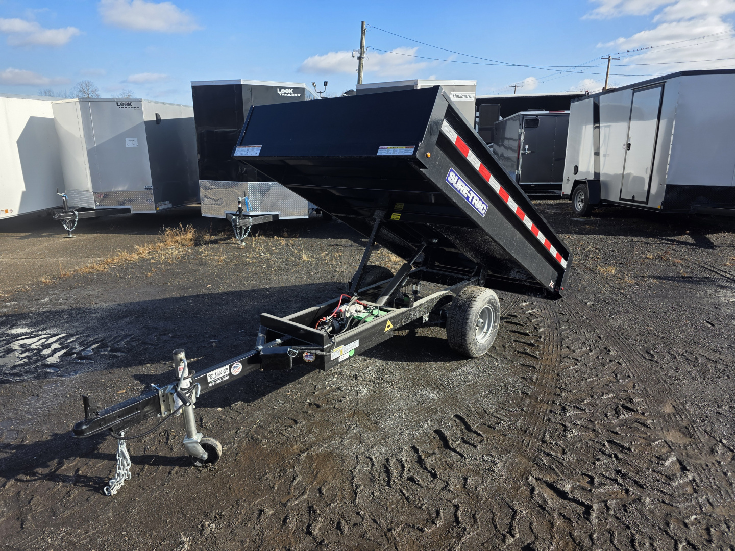 New 2026 Sure-Trac 4.5X8 HOME OWNER - RAMPS Dump Trailer