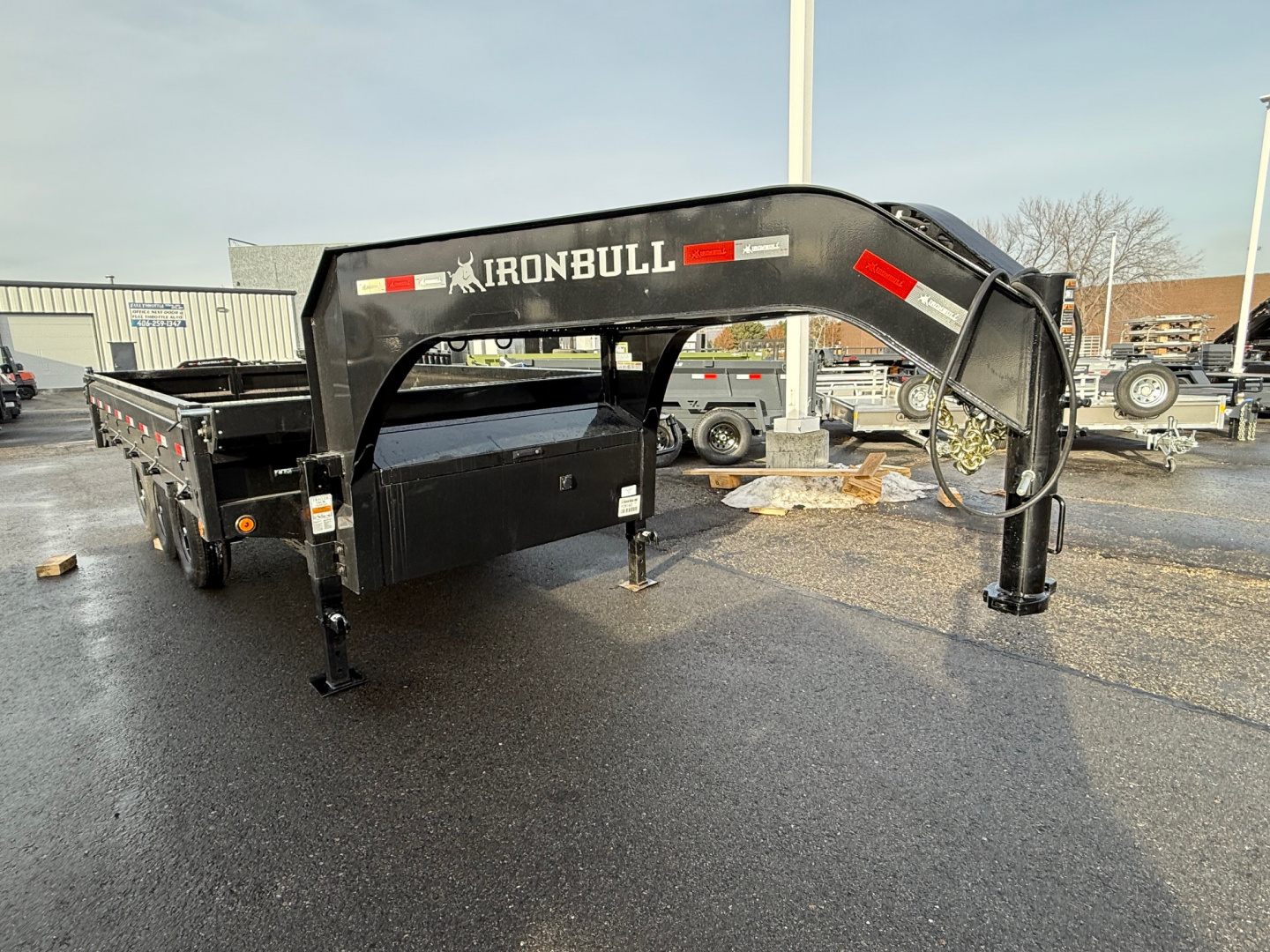 New 2026 Iron Bull 96X16 21K Dump Trailer