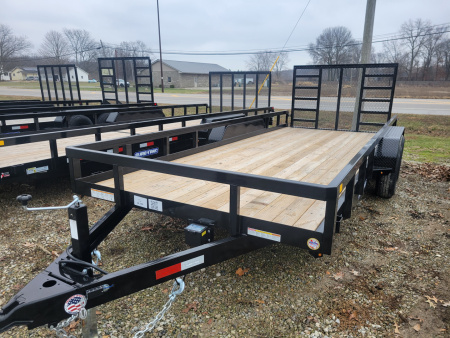 New 2026 Sure-Trac 7x18 Tube Top Utility 10k Trailer