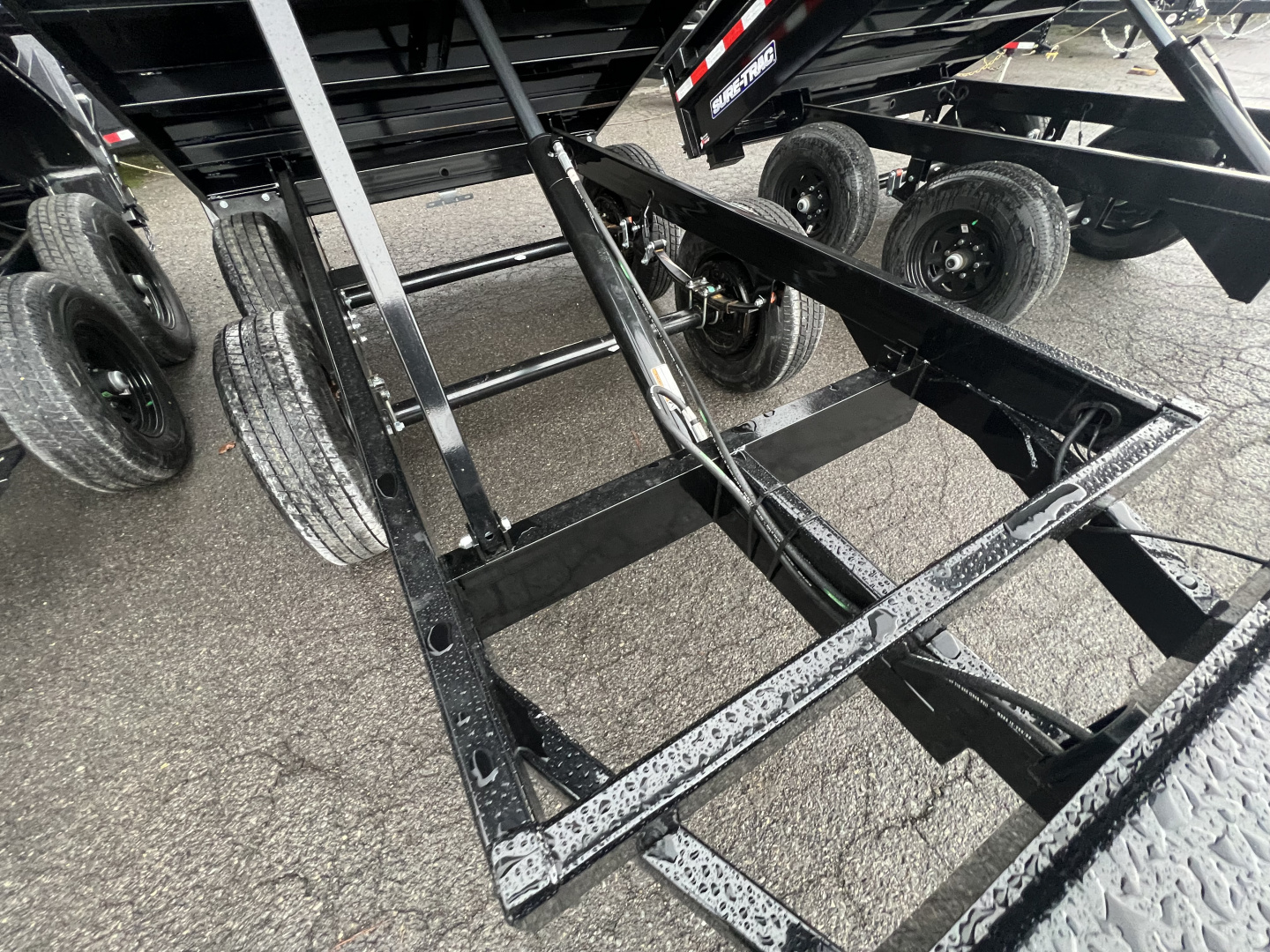 New 2026 Sure-Trac 6x10 10K Deckover Dump Trailer