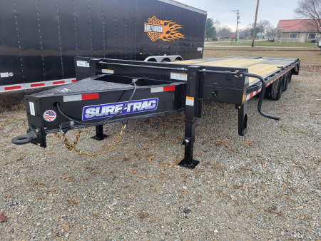 New 2026 Sure-Trac 8.5x25 (20+5) HD Low Profile Deckover Trailer