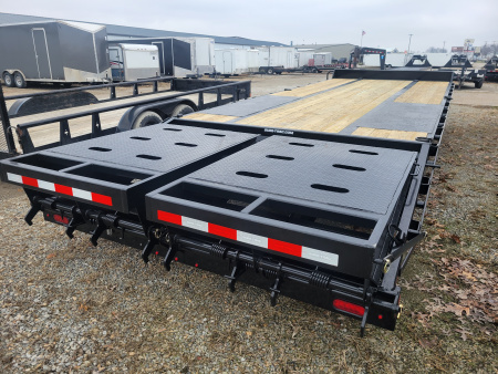 New 2026 Sure-Trac 8.5x25 (20+5) HD Low Profile Deckover Trailer