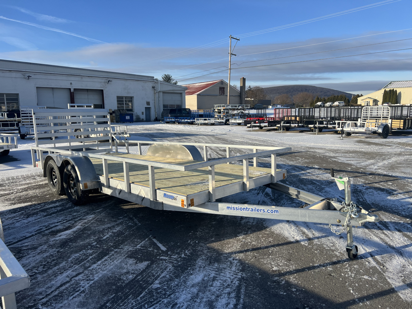 New 2026 Mission 6.5x18 6K Landscape Trailer