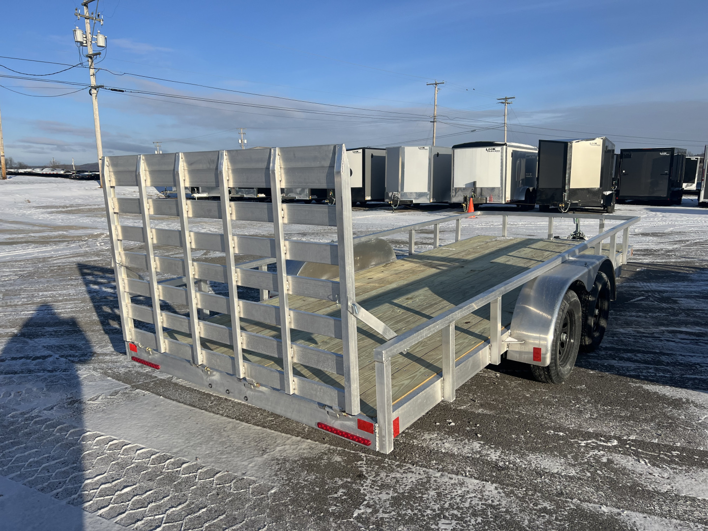 New 2026 Mission 6.5x18 6K Landscape Trailer