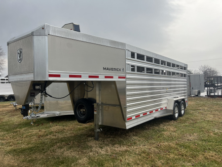 New 2026 EBY Trailers 83x20 14K Gooseneck Stock / Stock Combo Trailer