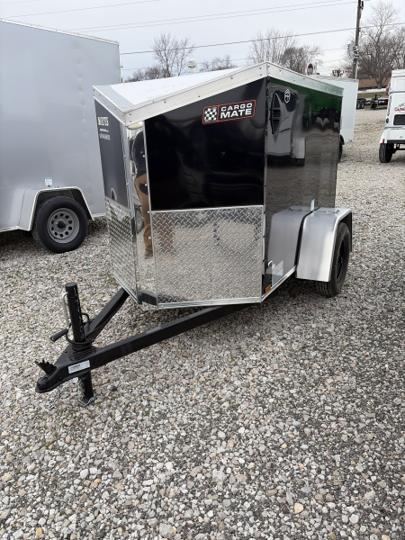 New 2026 CARGO MATE ENCLOSED EHW46SA-24 4X6 SA SWING DOOR (GVW:2000) BLACK