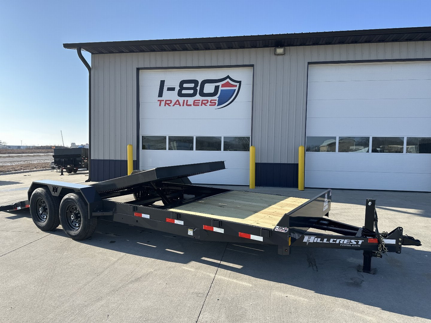 New 2026 Hillcrest 82"X16'+6' 15.4K Demco Coupler Partial Tilt Trailer