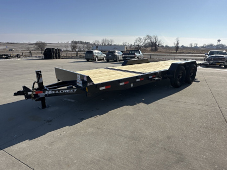 New 2026 Hillcrest 82"X16'+6' 15.4K Demco Coupler Partial Tilt Trailer