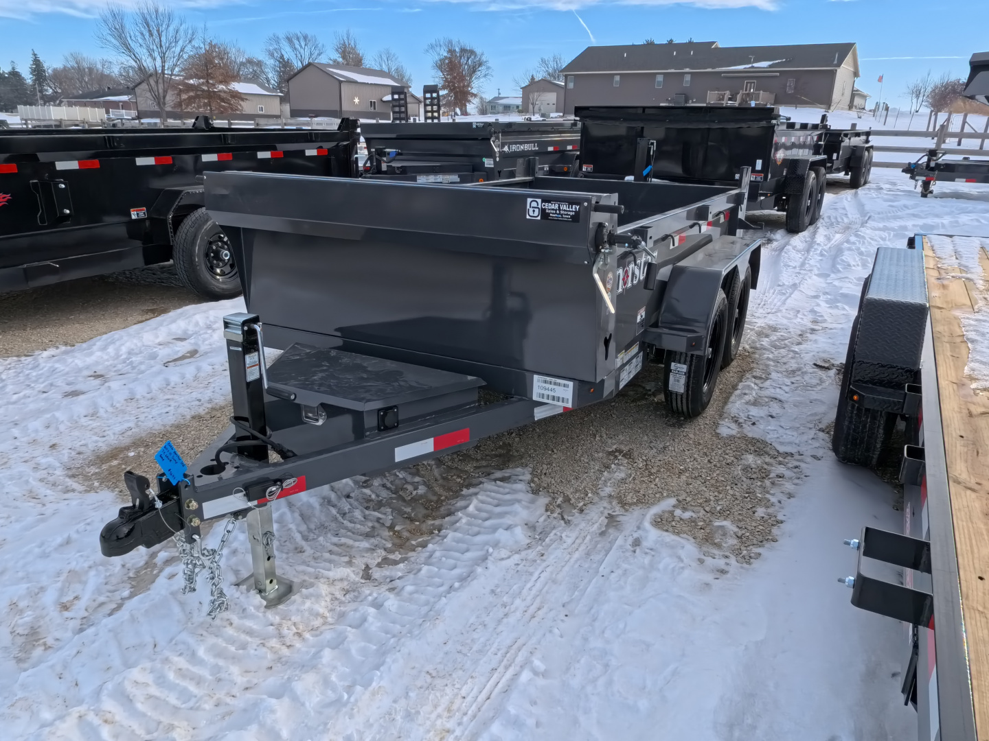 New 2026 Norstar 60 x 10 DCB Dump with 7K GVWR - Gray