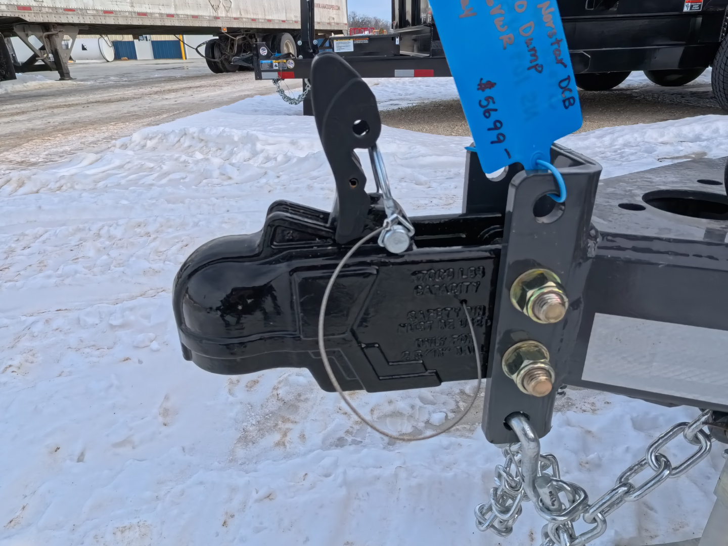 New 2026 Norstar 60 x 10 DCB Dump with 7K GVWR - Gray