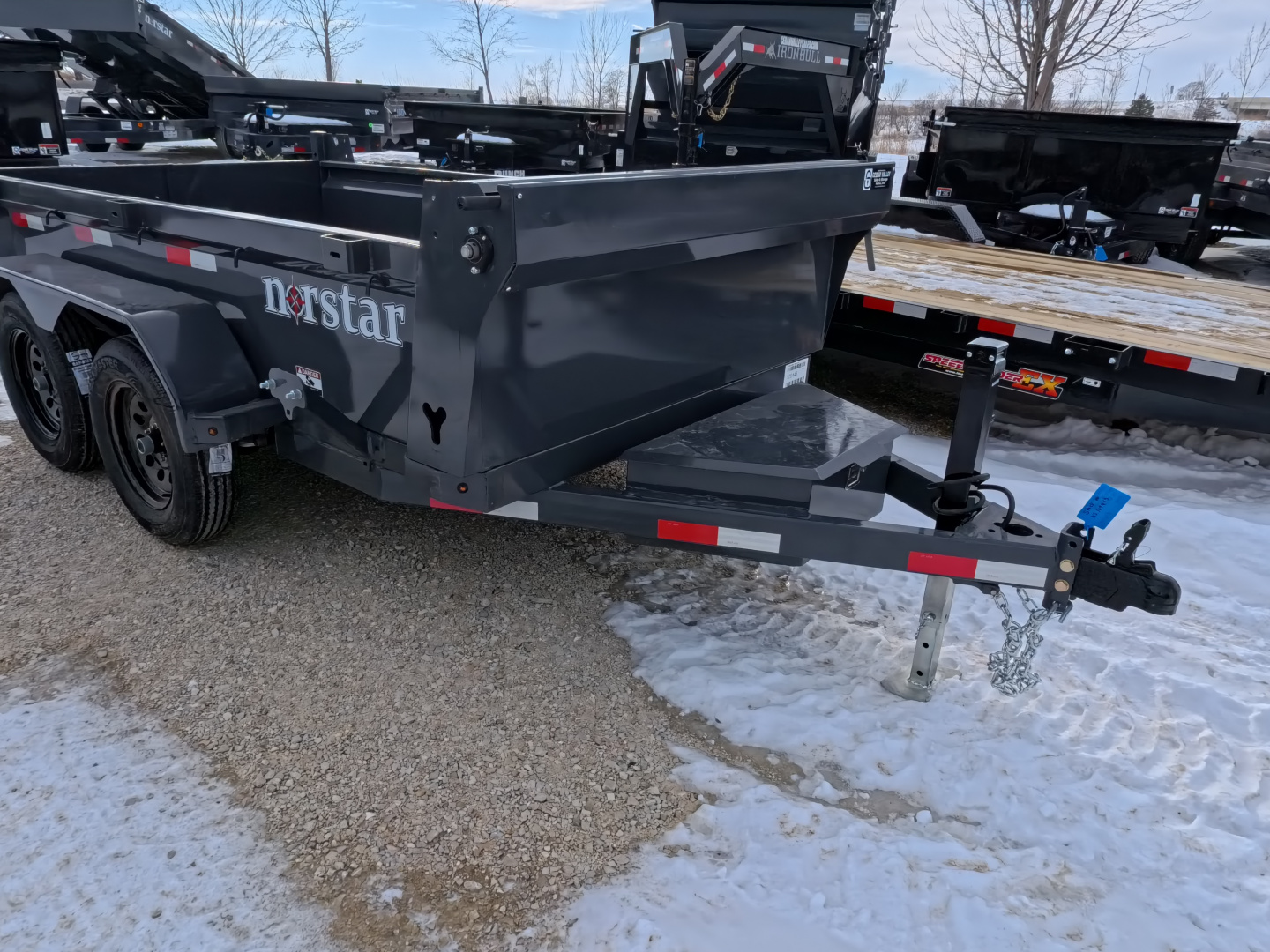 New 2026 Norstar 60 x 10 DCB Dump with 7K GVWR - Gray