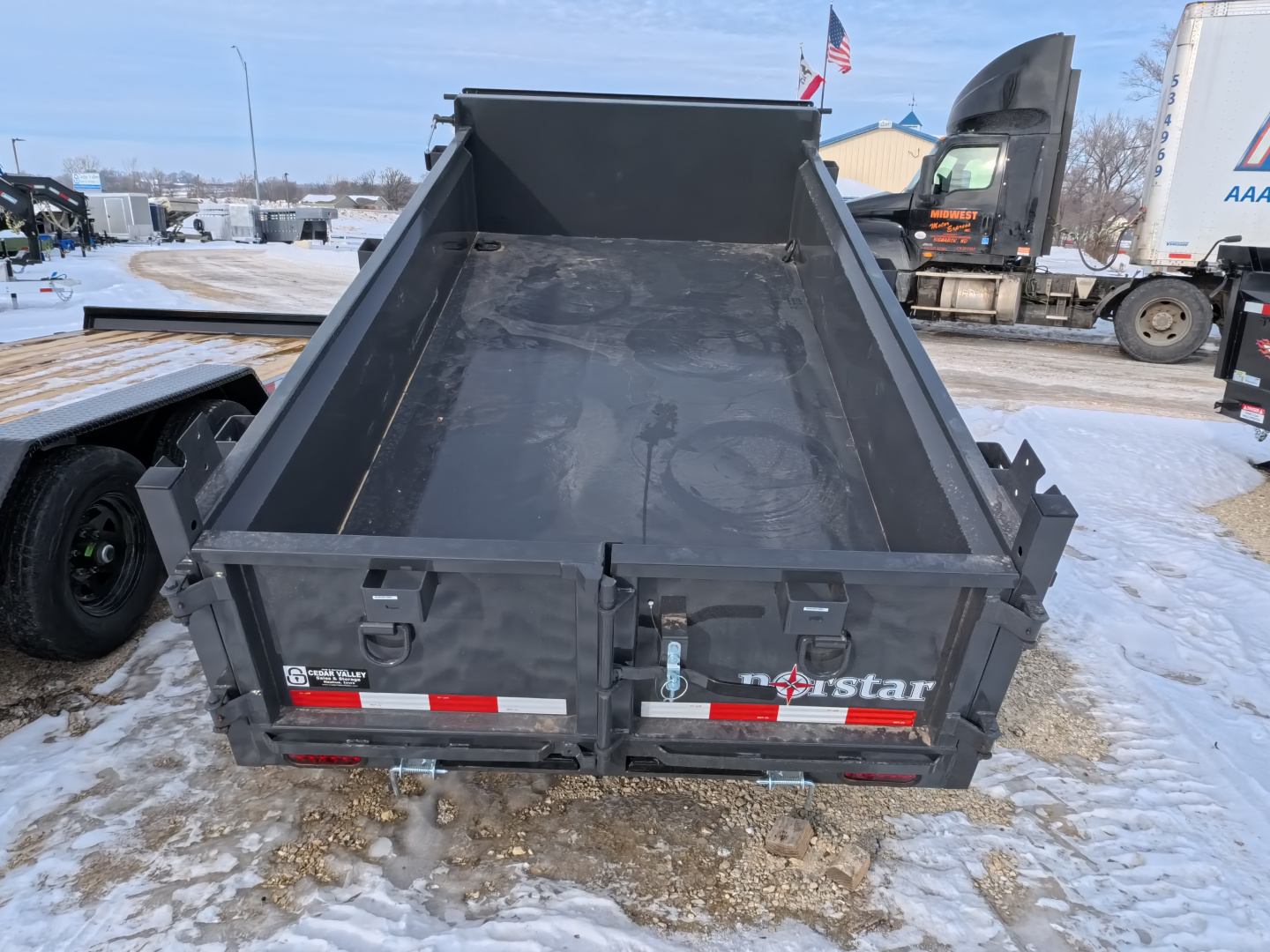 New 2026 Norstar 60 x 10 DCB Dump with 7K GVWR - Gray