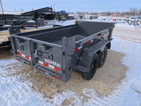 New 2026 Norstar 60 x 10 DCB Dump with 7K GVWR - Gray