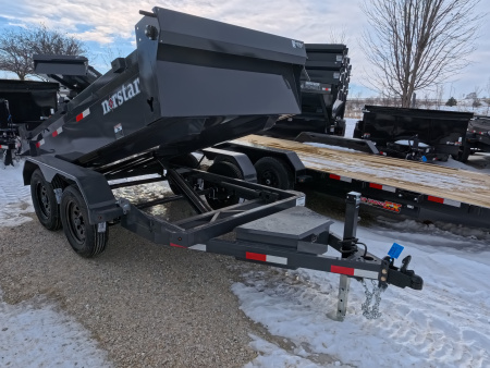 New 2026 Norstar 60 x 10 DCB Dump with 7K GVWR - Gray