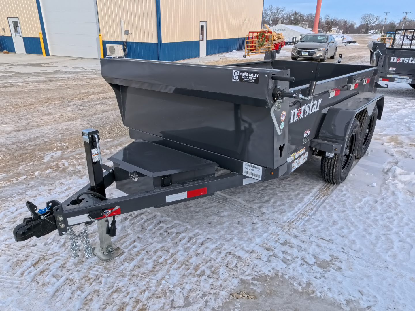 New 2026 Norstar 60 x 10 DCB Dump with 7K GVWR - Gray