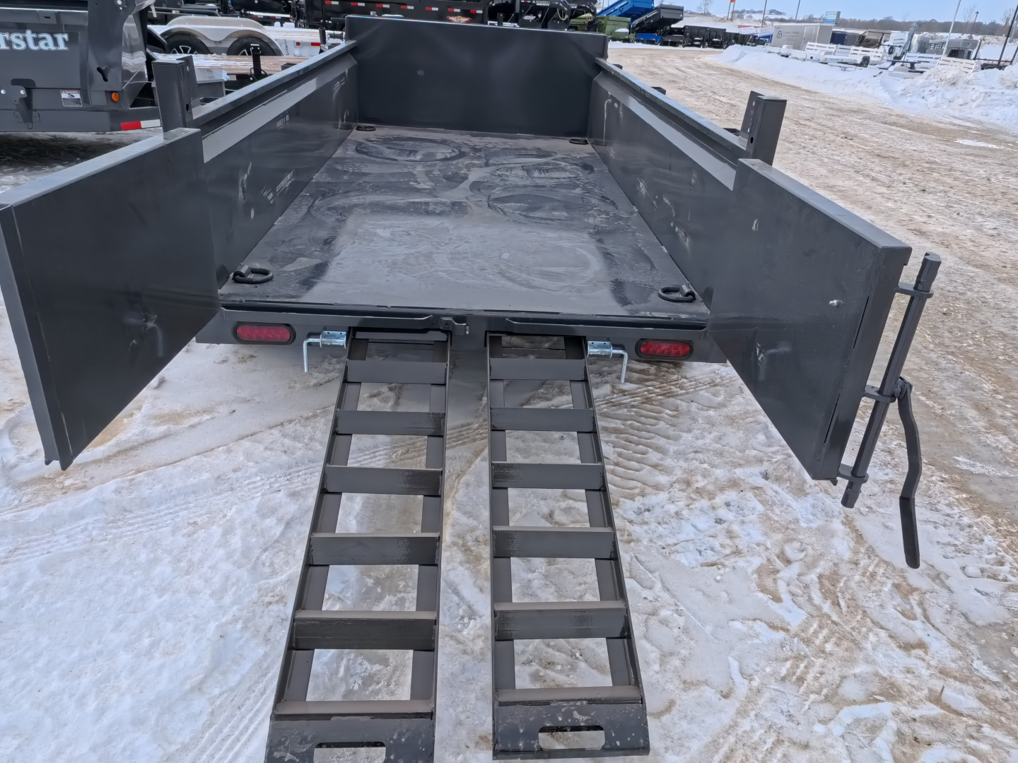 New 2026 Norstar 60 x 10 DCB Dump with 7K GVWR - Gray