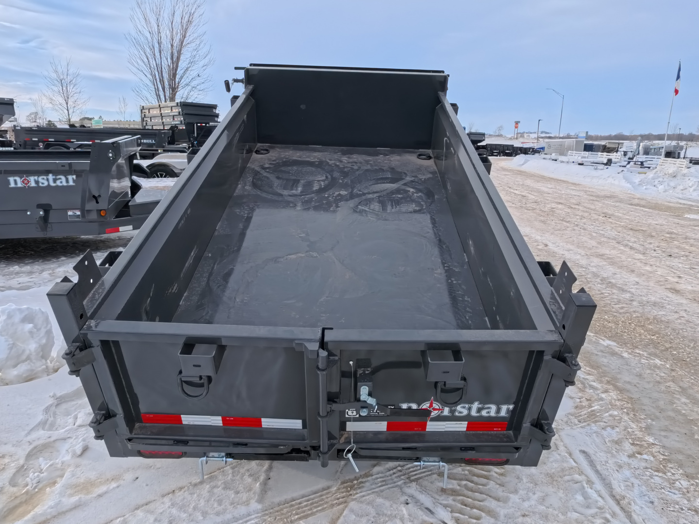New 2026 Norstar 60 x 10 DCB Dump with 7K GVWR - Gray