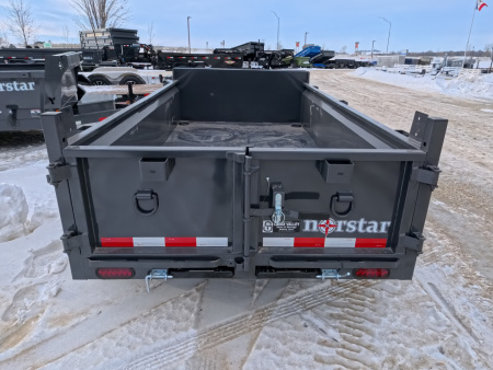 New 2026 Norstar 60 x 10 DCB Dump with 7K GVWR - Gray