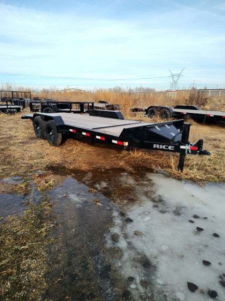 New 2023 Rice Trailers PTH20 Equipment Trailer