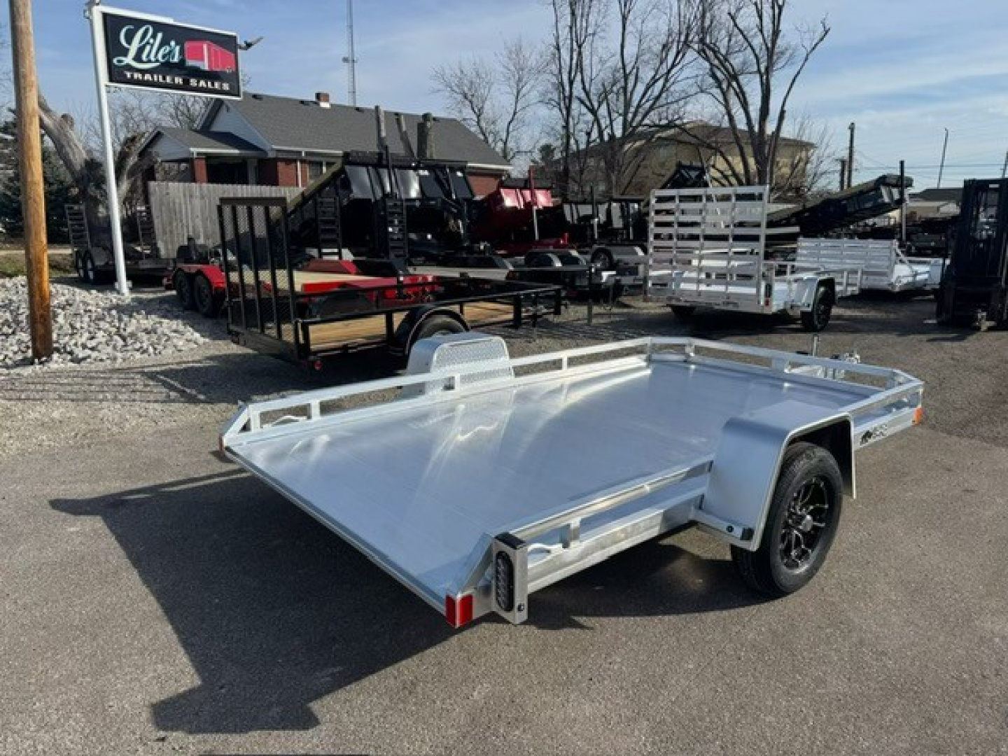 New 2026 Black Rhino 81x12 3K w/ Aluminum Deck Tilt Trailer