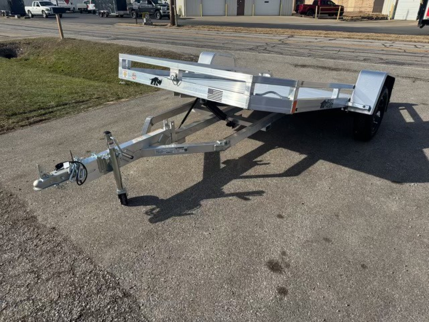 New 2026 Black Rhino 81x12 3K w/ Aluminum Deck Tilt Trailer