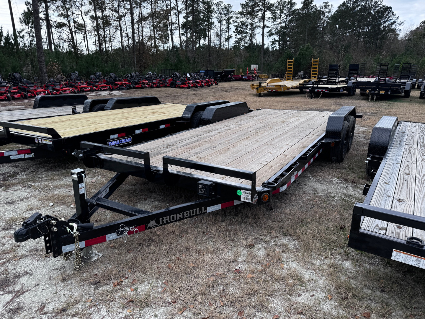 New 2026 Iron Bull 83x20 10K Car Hauler Slide in Ramps